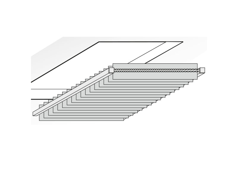 Modell Plafond Schnur Kette