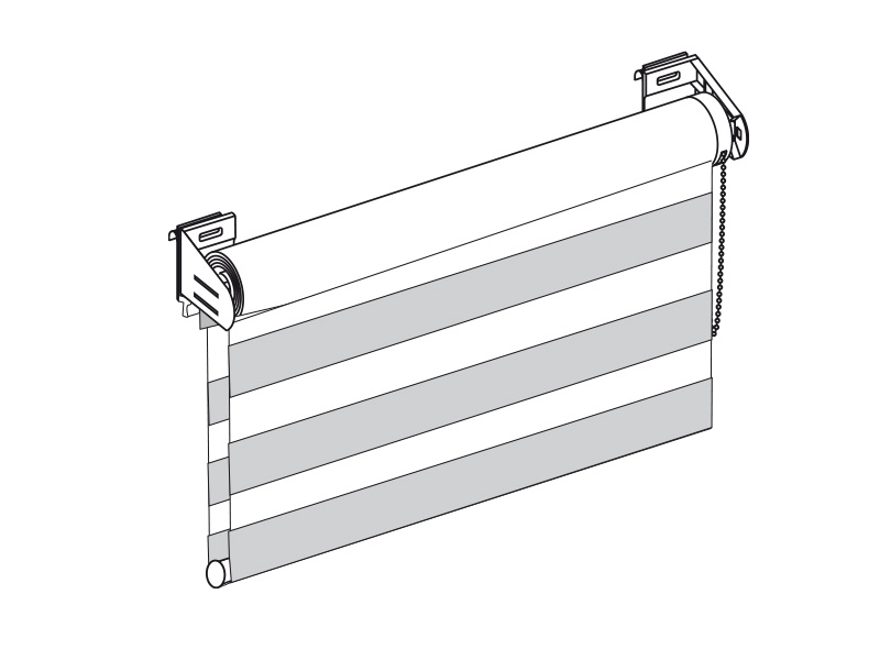 Doppelrollo Easyfix